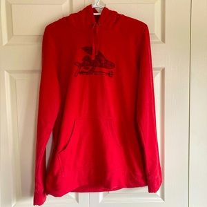 Patagonia organic cotton hoodie with flying fish